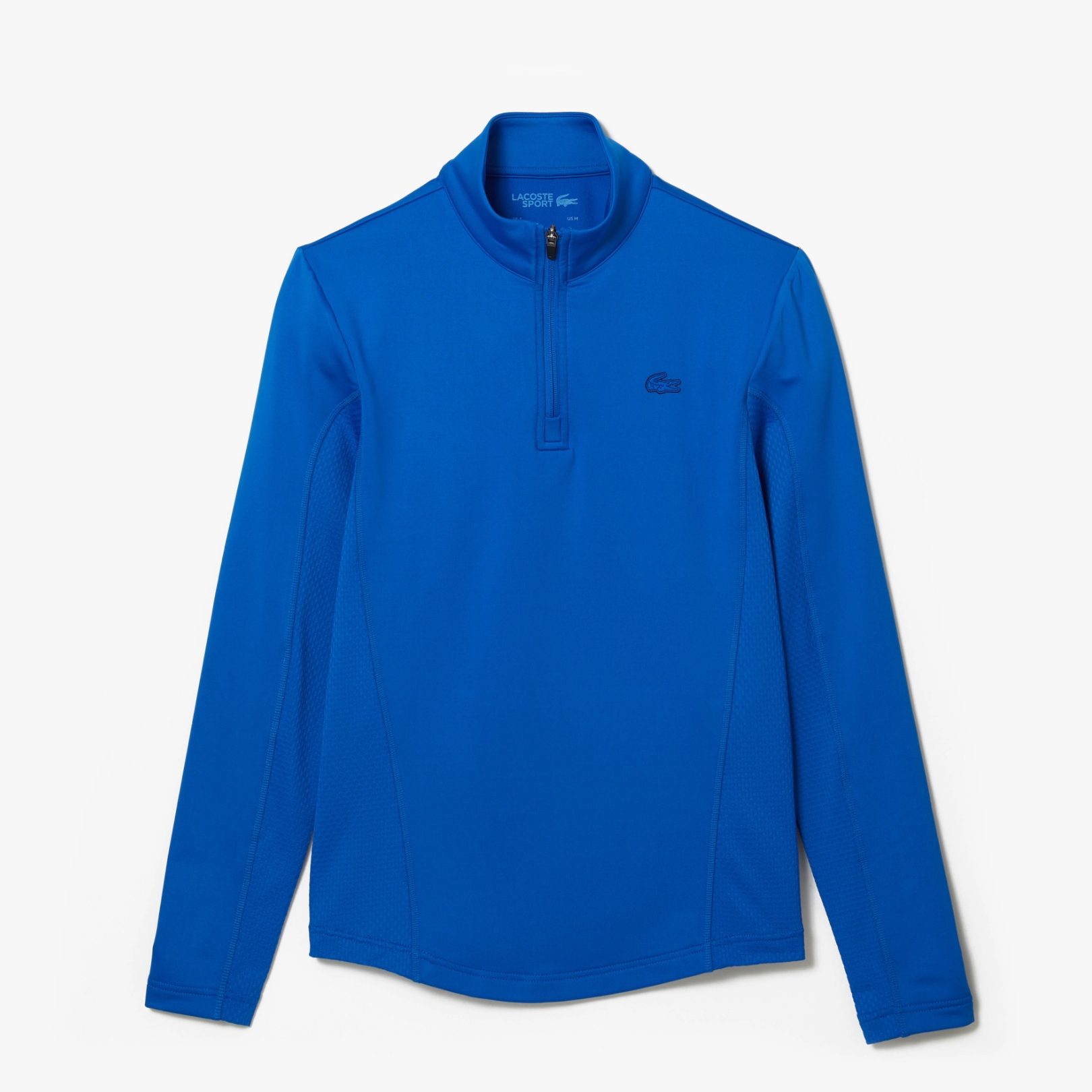 Lacoste Sport Zip High Neck Sweatee Shirt Blue